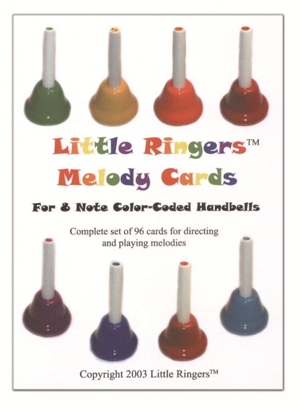 Melody Cards for 8 Note Color-Coded Handbells